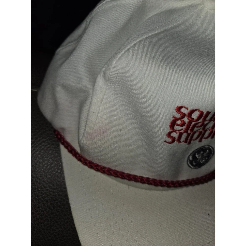 Vintage Southern Supply Co GE Trucker Hat Cap Snapback General Electric Logo